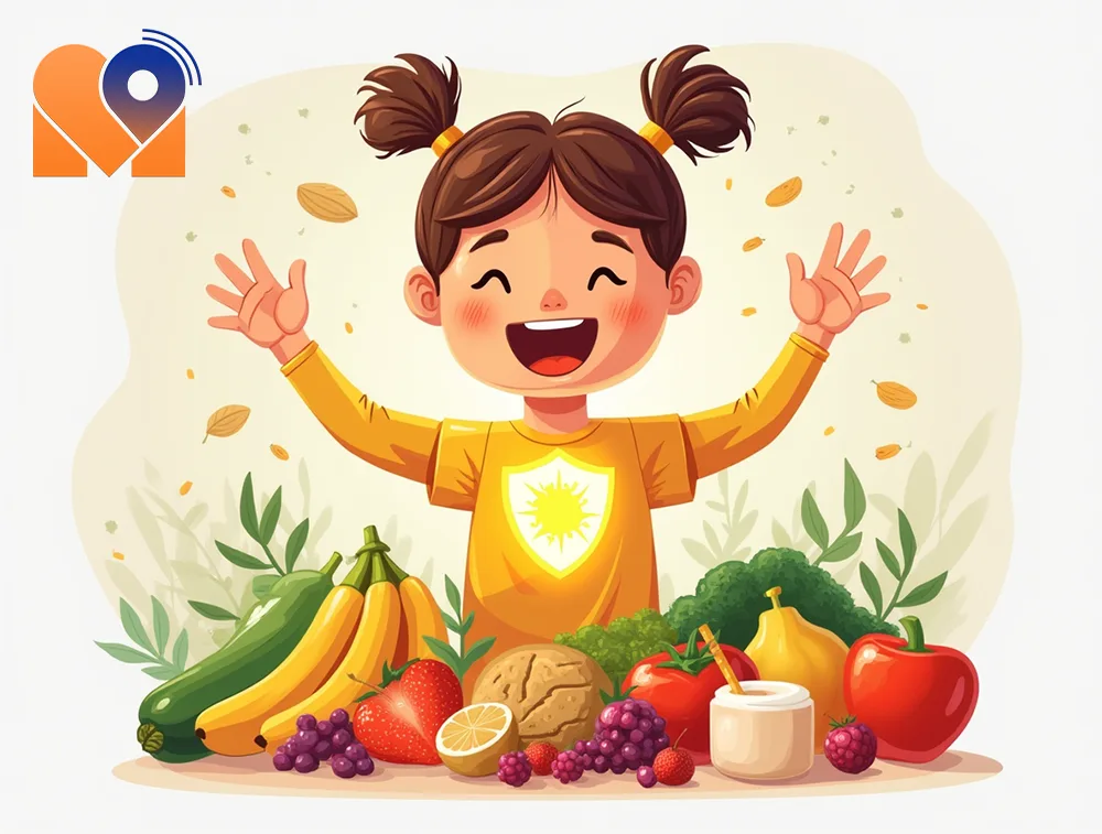 نقش تغذیه در تقویت سیستم ایمنی کودک