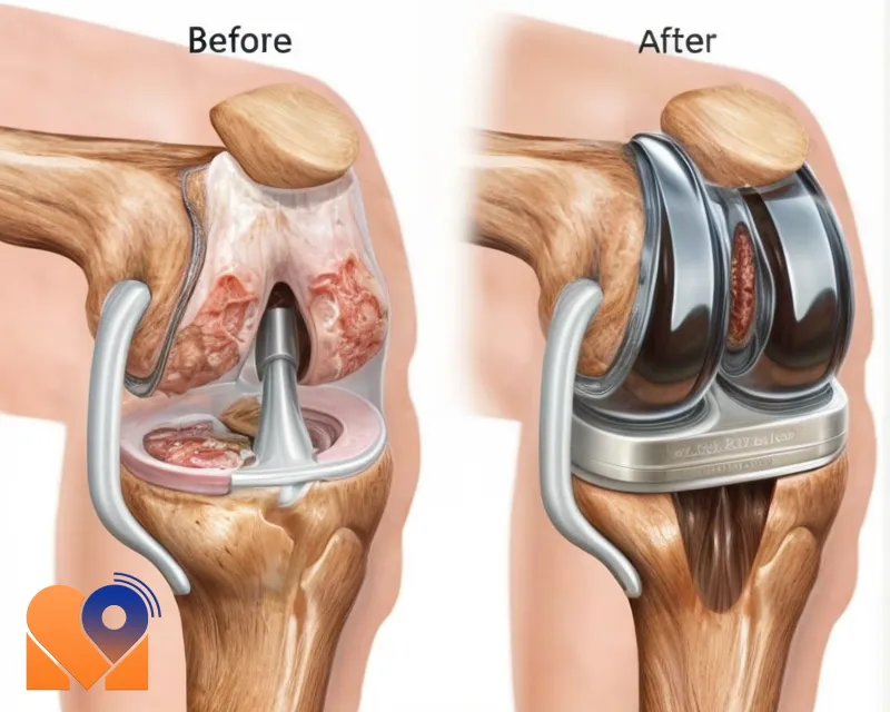 عمل تعویض مفصل زانو