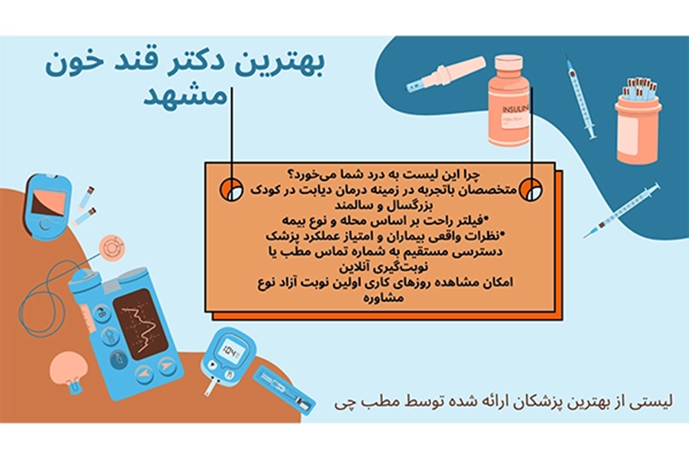 بهترین دکتر قند خون در مشهد